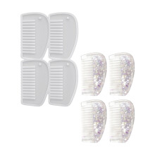 Professional Grade Silicone Comb Mold Perforated Designs Jewelry