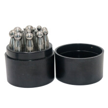 Artisanal Steel Punch Set 15Pcs For Metal Forming And-15 sticks