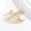 Corsage élégant en alliage de zinc de strass de broche de forme 7