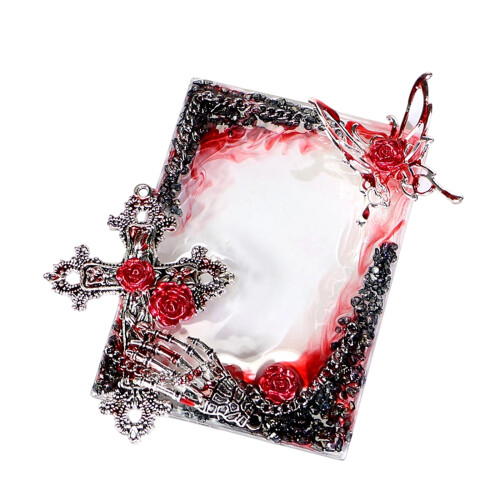 Gothic Charm Blood Red Card Sleeve Protective Cover-A