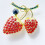 Épingle en alliage Strawberry Inspire avec fixation sécurisée, 5