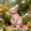 Moules d'ornement faits à la main en forme de lapin,-ensemble 7