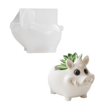 Silicone Wild Boar Planter Craft Mold Suitable for Resin Jewelry