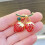 Épingle en alliage Strawberry Inspire avec fixation sécurisée, 6
