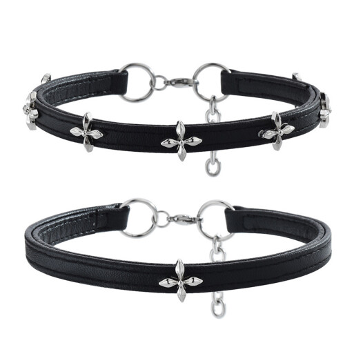 Collier en cuir Design Crucifix pour un usage-une seule croix. 1