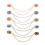 Chain Brooch Multifuntional Accessory Beautiful Flower-Style2 6