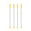 Spray Rod Plastic Sprayer Pole Assorted Color 4pcs 5