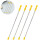 Spray Rod Plastic Sprayer Pole Assorted Color 4pcs 6