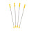 Spray Rod Plastic Sprayer Pole Assorted Color 4pcs 10