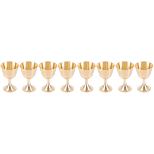 8Pcs Golden Copper Holy Cups Offering Cups for Tabletop Decor 2