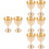 8Pcs Golden Copper Holy Cups Offering Cups for Tabletop Decor 5