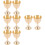 8Pcs Golden Copper Holy Cups Offering Cups for Tabletop Decor 6