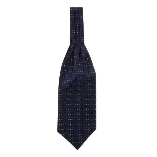 Cravatta Ascot da uomo in jacquard a pois (2 pezzi) 2