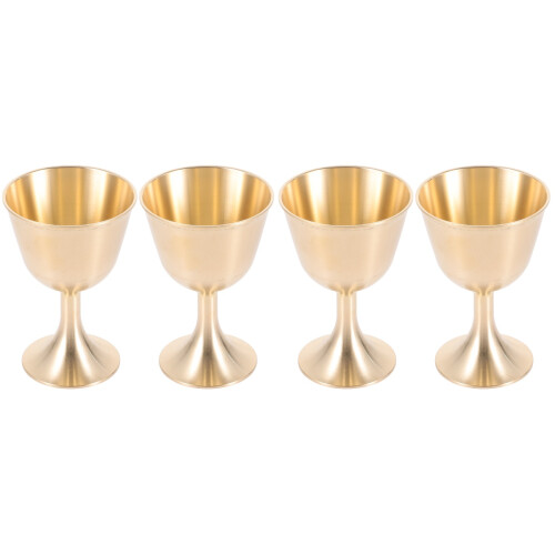 2 Pcs Copper Cups Mug With Lid For Drinking Water Tabletop Sacrifice