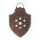 Brown Solid Wood Wall Planter for Ferns Orchid Mount Indoor 1