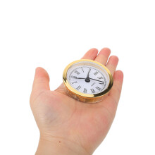 Multi-Color Round Clock Head Insert with Silent Quartz Mechanism