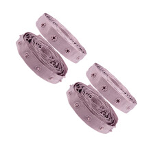 2Pcs Purple Snap Fastener Belt Durable Sewing Accessory for Clothes