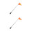 2Pcs Multi-Use Reflective Wheelchair Flags with Clamp and Steel Pole 1