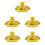 5Pcs Yellow Ceramic Lid for Tea Pot Cups Home Accessory 5