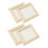 4Pcs Craft Unfinished Wood Frames for Kids Clay Art Projects 1