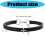 Gothic Inspired Leather Neck Collar Alloy-single cross. 4