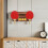 Wall Mounted Wooden Paddle and Ball Storage Rack Brown 3