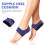 1Pair Multi-Use Silicone Heel Protectors Blue Comfortable Pads 5