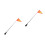 2Pcs Multi-Use Reflective Wheelchair Flags with Clamp and Steel Pole 2