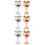 6Pcs Party Alloy Wine Goblets Assorted Color Stemless Drinking Glasses 7