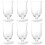 6Pcs Crystal Glass Cups Creative Cocktail Drinking Glassware 2
