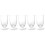 5Pcs Glass Cocktail Cups Rounded Design for Home Bar 3