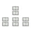 8Pcs Silver Alloy Car Vent Clocks with Night Glow for Dashboard 4