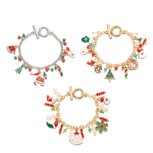 Weihnachtsfeier-Armband, Weihnachtsmann,-BR24Y0466 2 1