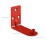2Ensembles Fixation Extincteur Métal Robuste Rouge Pour Mur 2