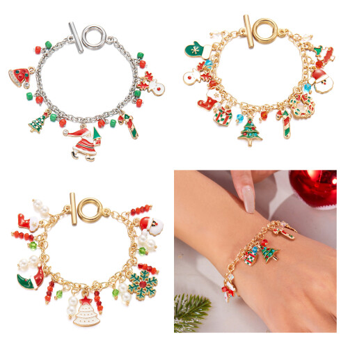 Weihnachtsfeier-Armband, Weihnachtsmann,-BR24Y0466 2 2