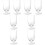 8Pcs Creative Glass Drinking Cups for Home Bar and Beverage 4