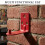 2Ensembles Fixation Extincteur Métal Robuste Rouge Pour Mur 6