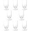 8Pcs Creative Glass Drinking Cups for Home Bar and Beverage 9