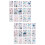 30 Sheets Stickers Marine Animal Pattern Children Temporary Body Decal 7