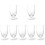 7Pcs Glassware Cups for Home Bar and Restaurant Use 4