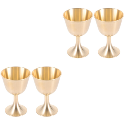 2 Pcs Copper Cups Mug With Lid For Drinking Water Tabletop Sacrifice 1