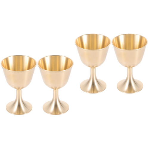 2 Pcs Copper Cups Mug With Lid For Drinking Water Tabletop Sacrifice 2