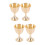 2 Pcs Copper Cups Mug With Lid For Drinking Water Tabletop Sacrifice 6