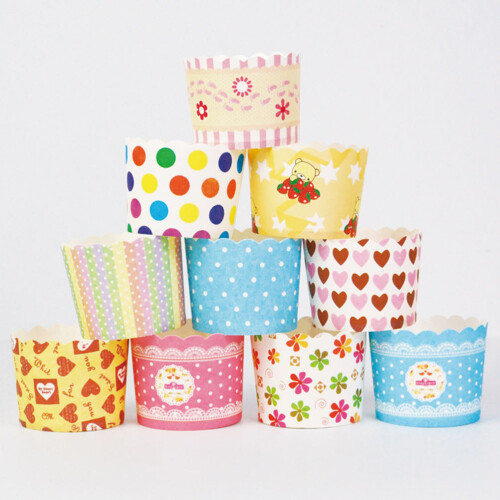 50Pcs Decorative Cupcake Liners with for Baking Fun 1