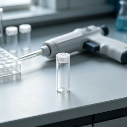 12Pcs Small Plastic and Glass Test Tubes with Caps for Home Lab Use 2