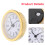 Multi-Color Round Clock Head Insert with Silent Quartz Mechanism 4