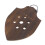 Brown Solid Wood Wall Planter for Ferns Orchid Mount Indoor 10
