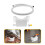 White Plastic Air Conditioner Condensation Pan for Home Drainage 5