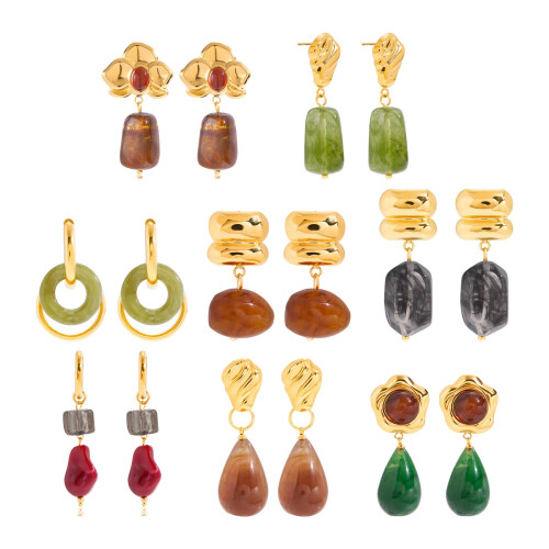 Elegant Abstract Design Drop Earrings Lightweight-JDE0109030 1