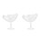 2Pcs Elegant Transparent Glass Cocktail Cups Practical & Stylish 3